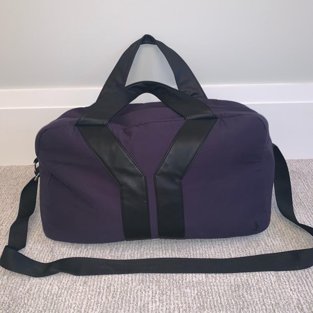YSL Saint Laurent Parfume Dutfle bag in Navy/Black